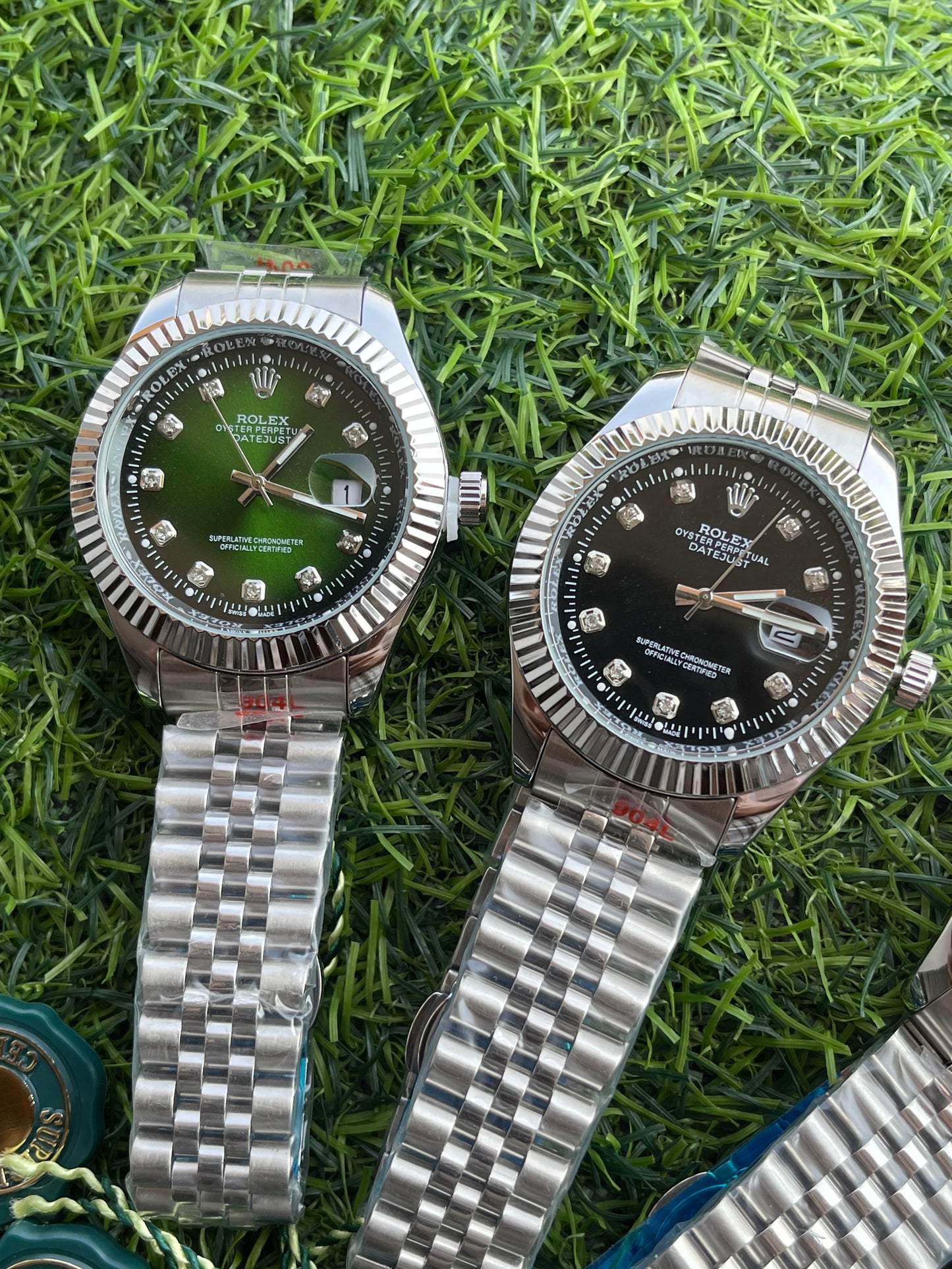 RLX Oyster Perpetual Datejust – Black Diamond Dial (Silver Edition)