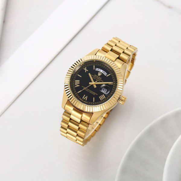 Rolex Oyster Perpetual Day Date 40 Battery Gold-Black
