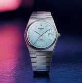 TISSOT PRX POWERMATIC WATCH (SILVER BLUE)