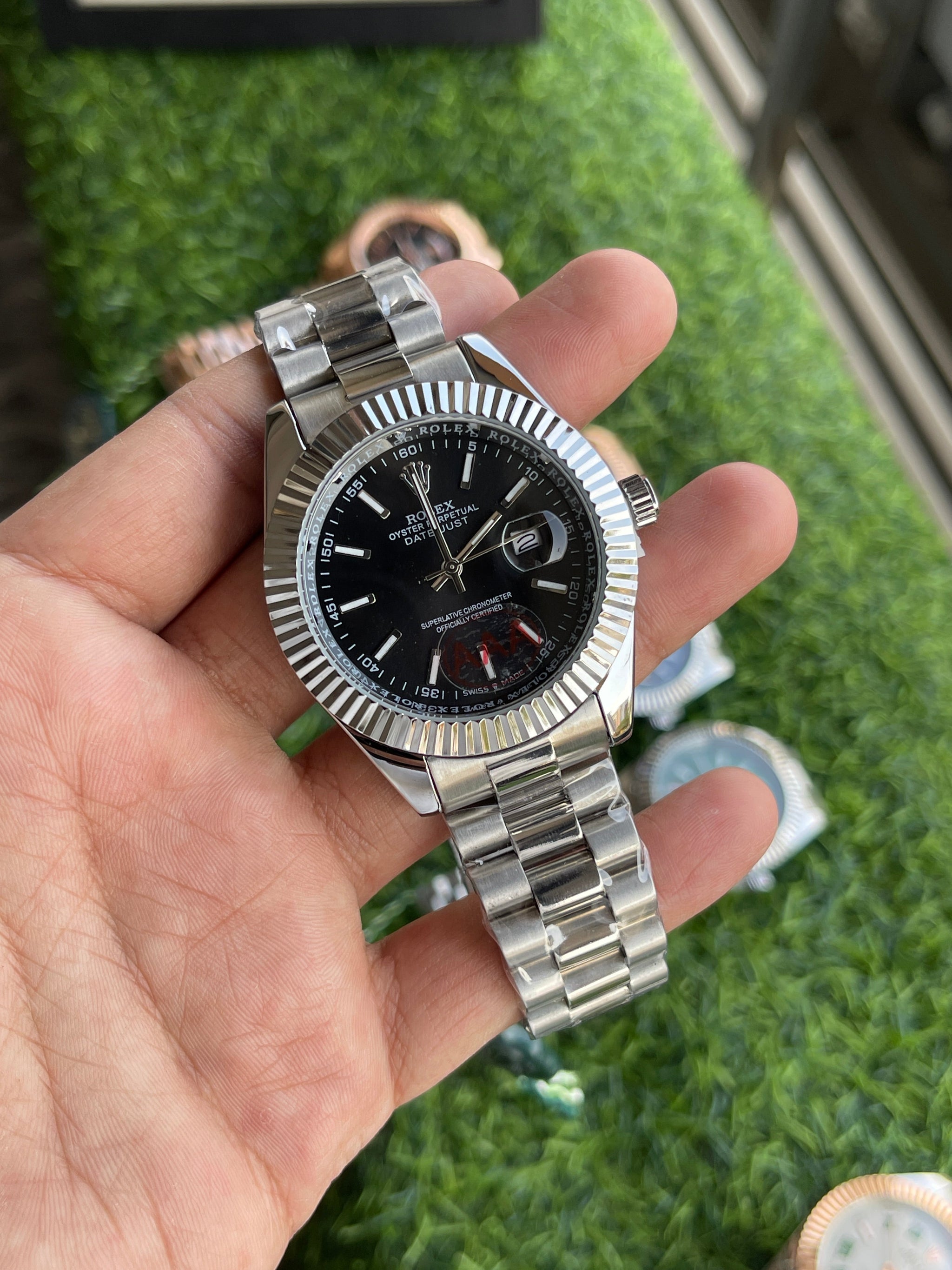 RLX Datejust – Black Dial (Stainless Steel)
