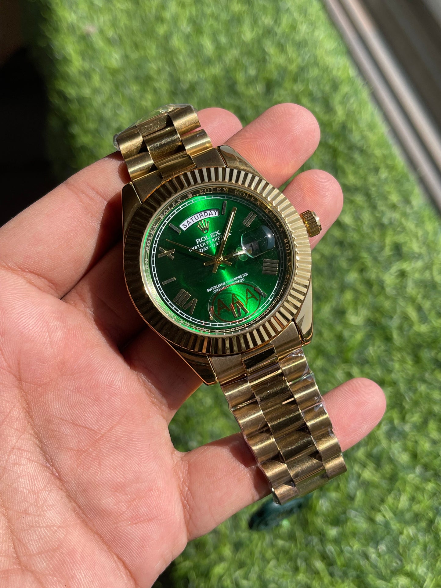 RLX Day-Date premium quality chain watch