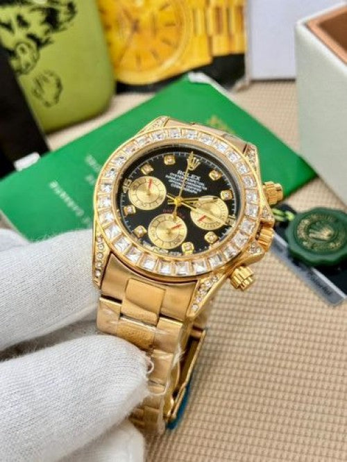 ROLEX RAINBOW WATCH Black Dial
