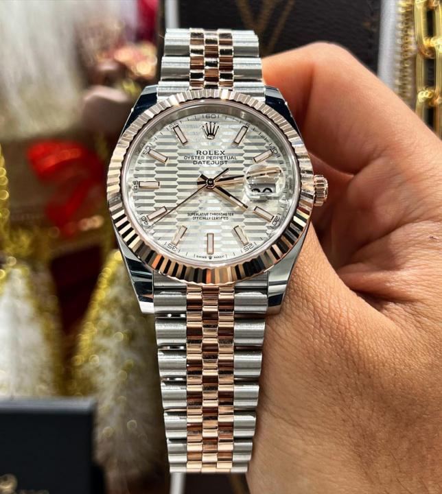 Rolex Oyster Perpetual Date Just 2Ton-Copper-White