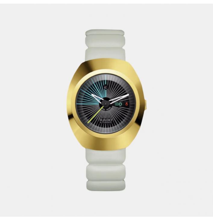 Rad o Daister Rubber Black Automatic