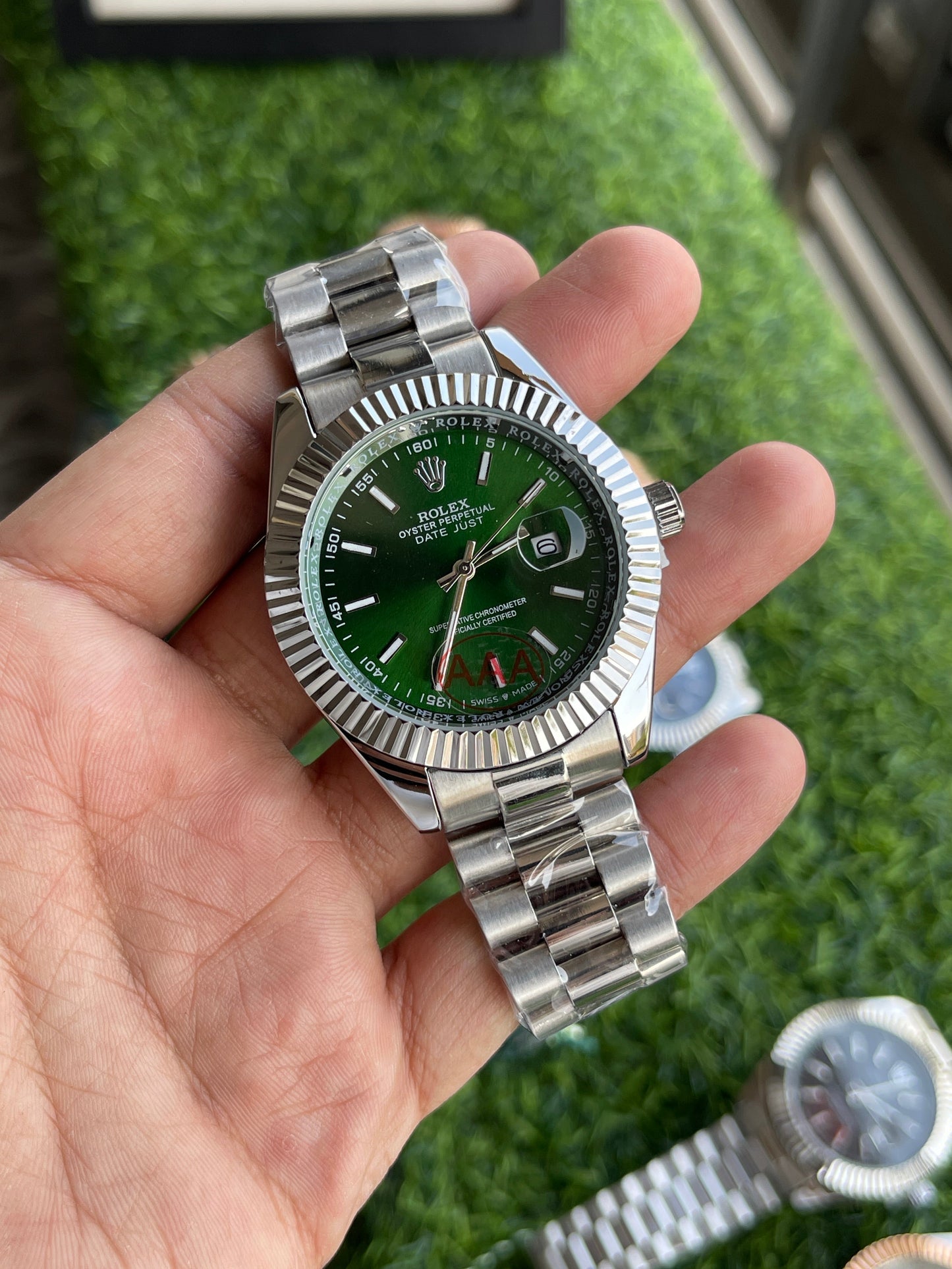 RLX Datejust – Green Dial (Stainless Steel)