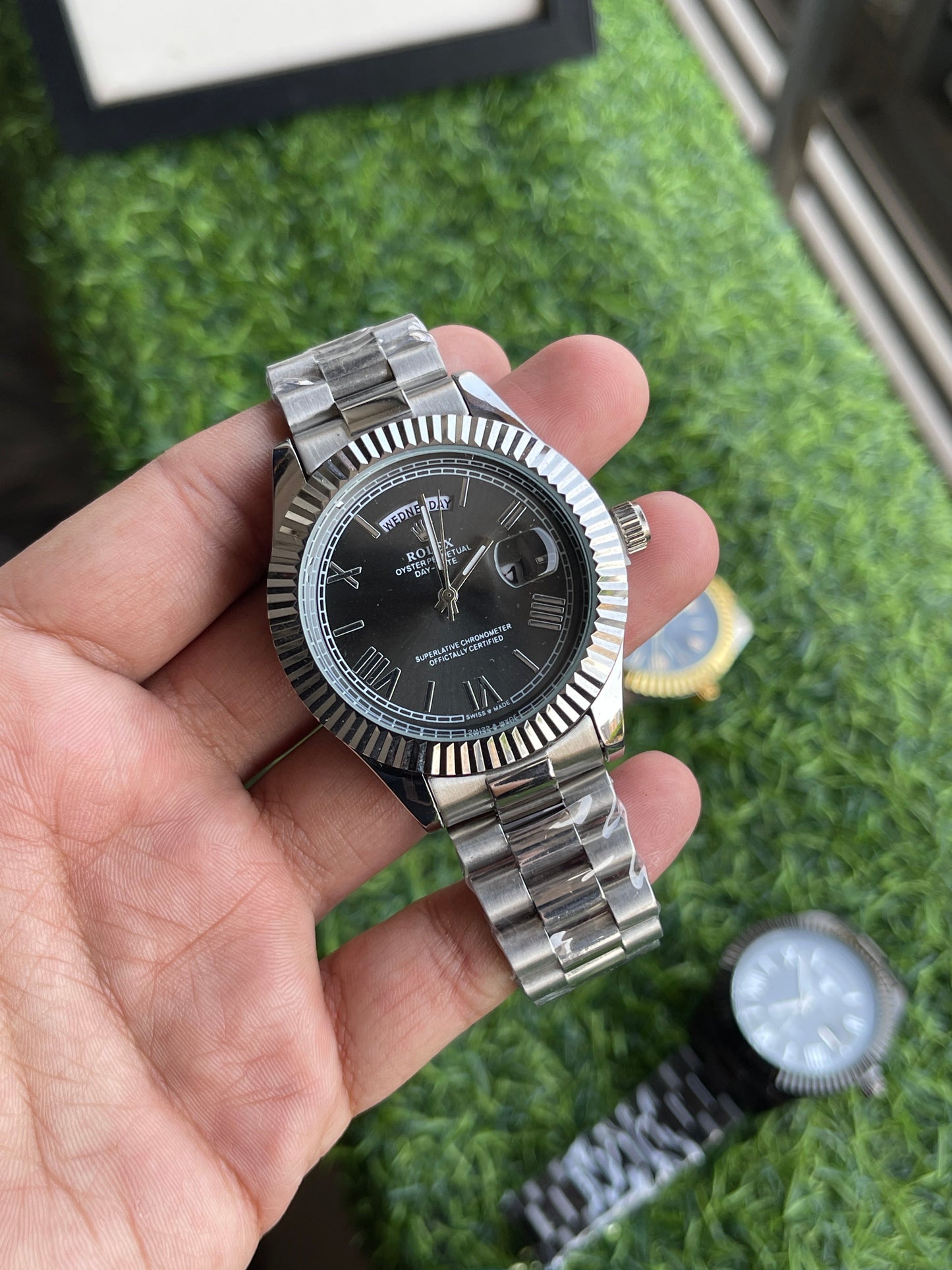 RLX Day-Date – Silver Edition