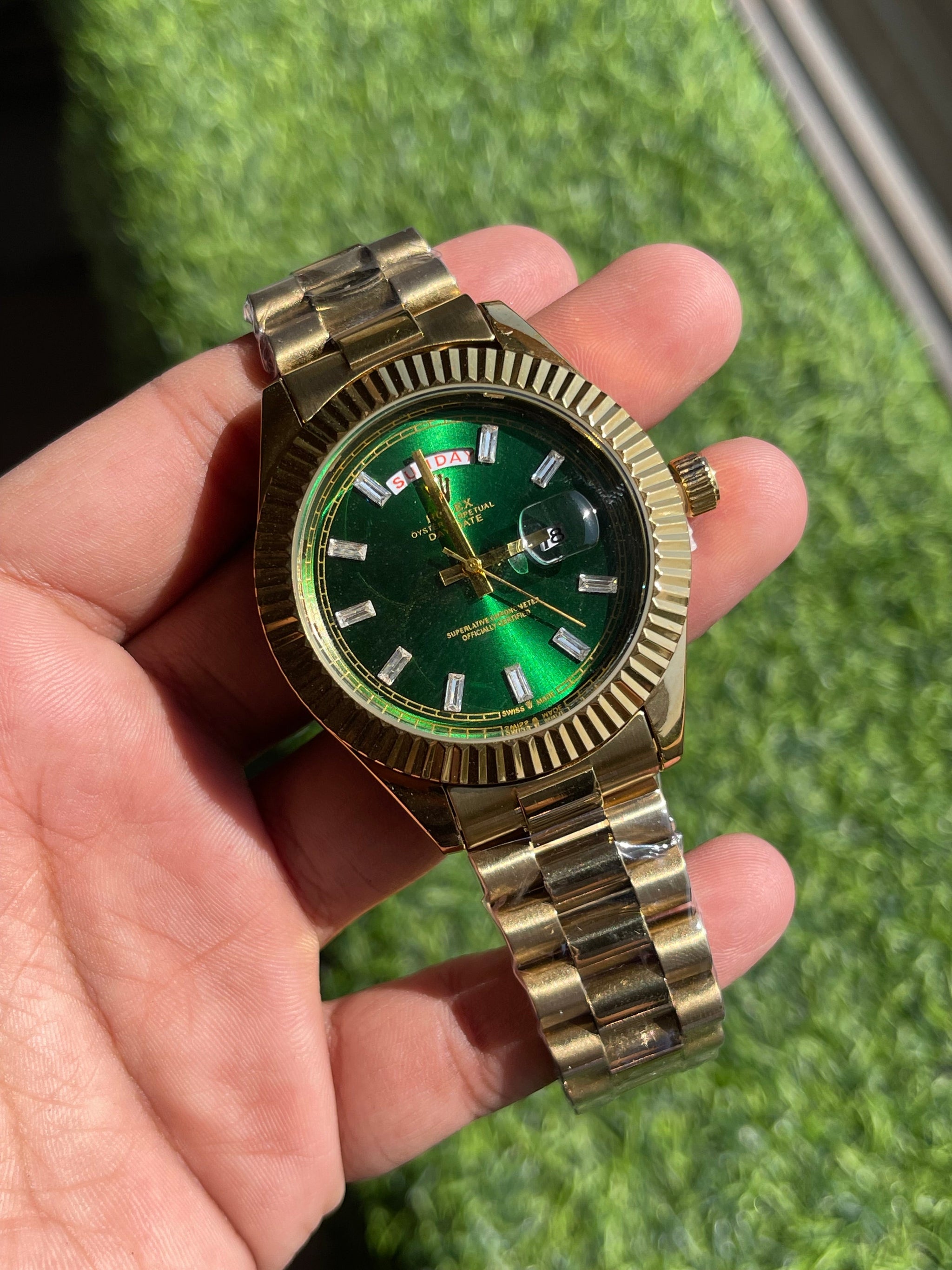 RLX Day-Date premium quality chain watch