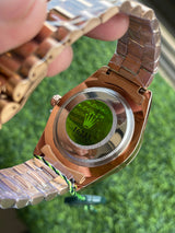 RLX Oyster Perpetual Day-Date – Rose Gold President Style Watch