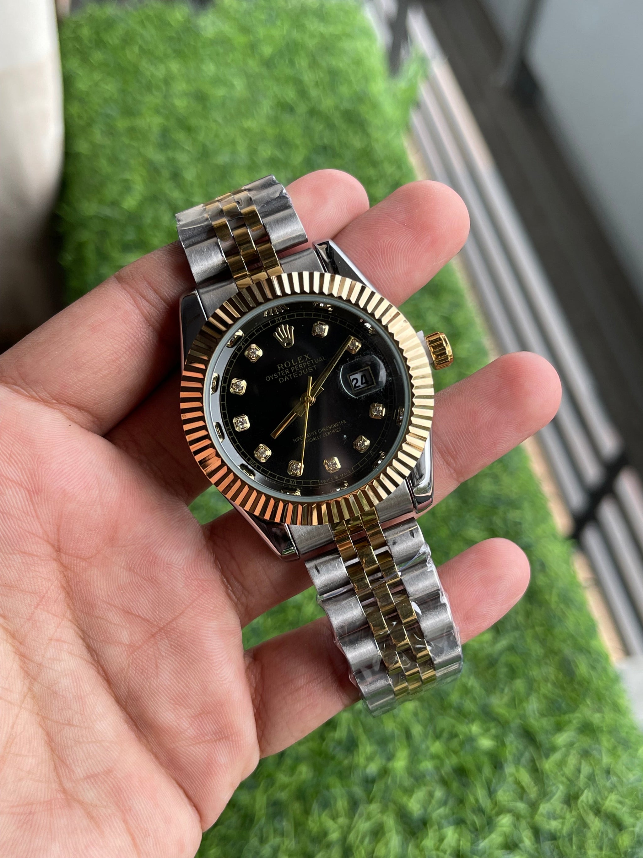 RLX Day-Date premium quality chain watch