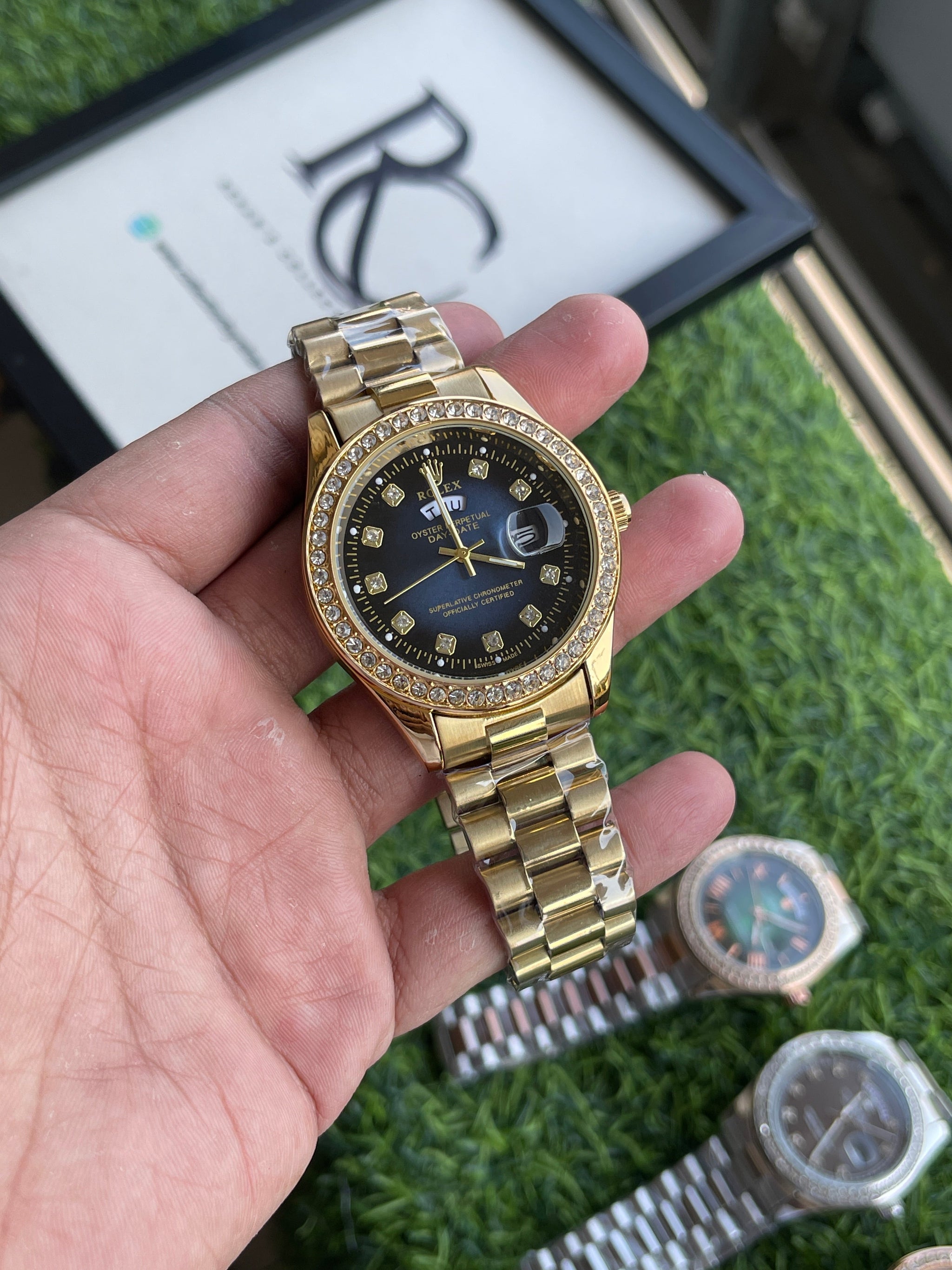 RLX Oyster Perpetual Day-Date – Gold Tone Luxury Watch