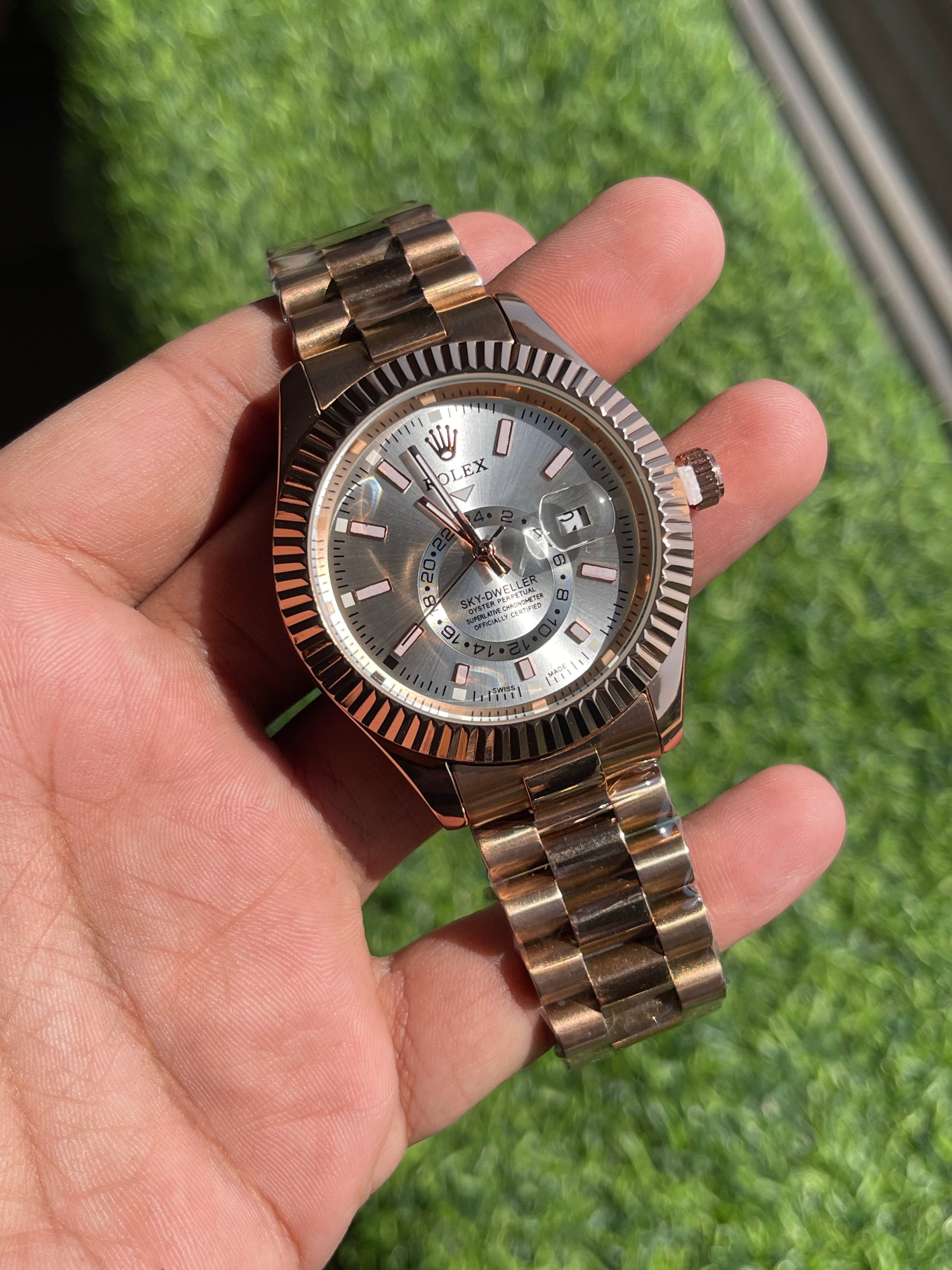 RLX Skydweller premium quality chain watch