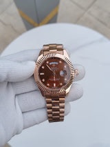 Rolex Day-Date Chocolate Diamond Dial
