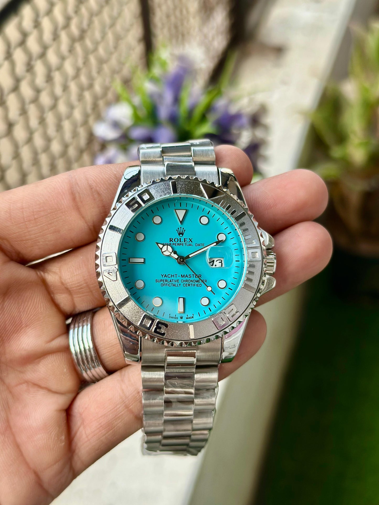 ROLEX YATCH MASTER Blue Dial