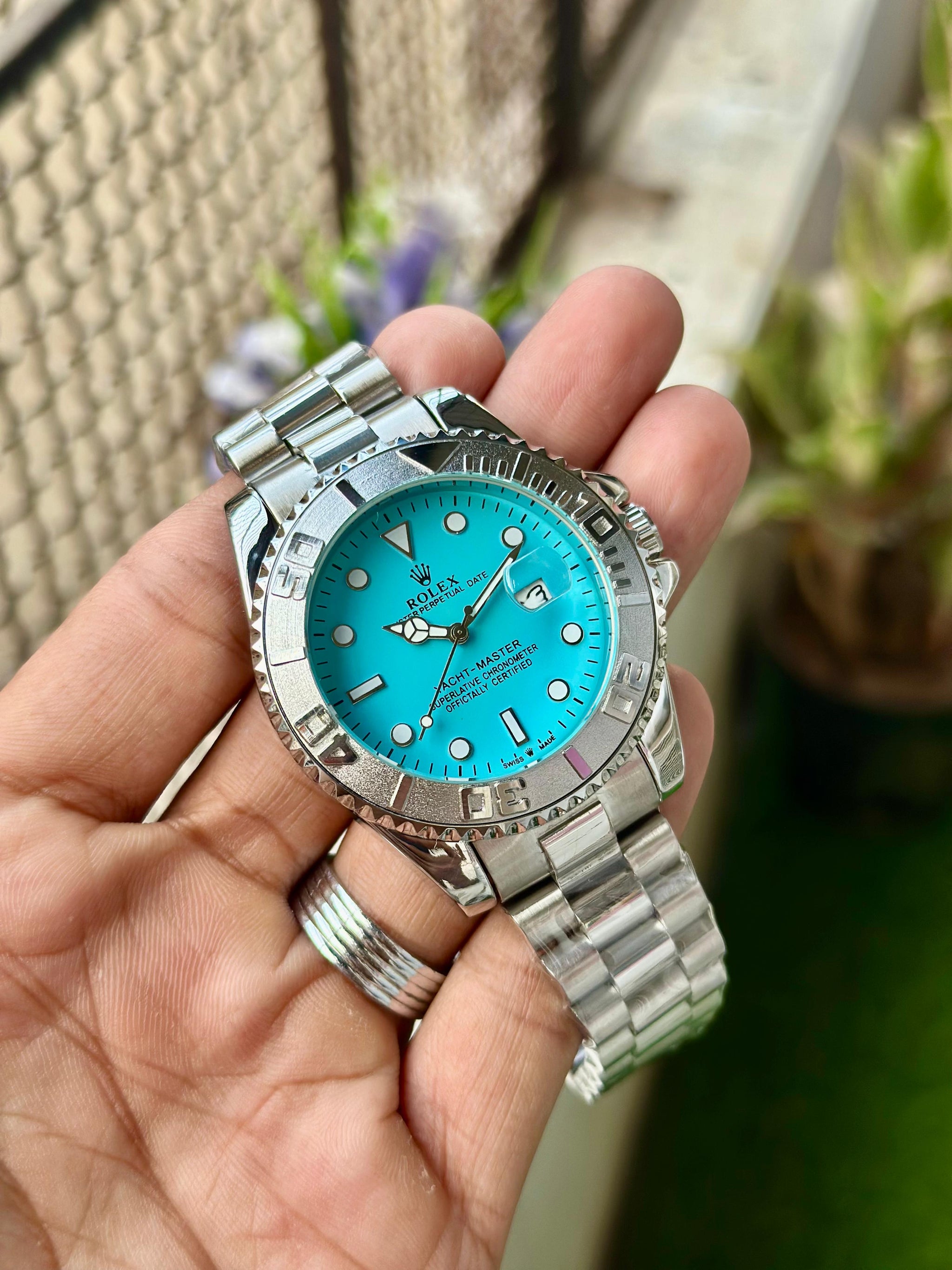 ROLEX YATCH MASTER Blue Dial