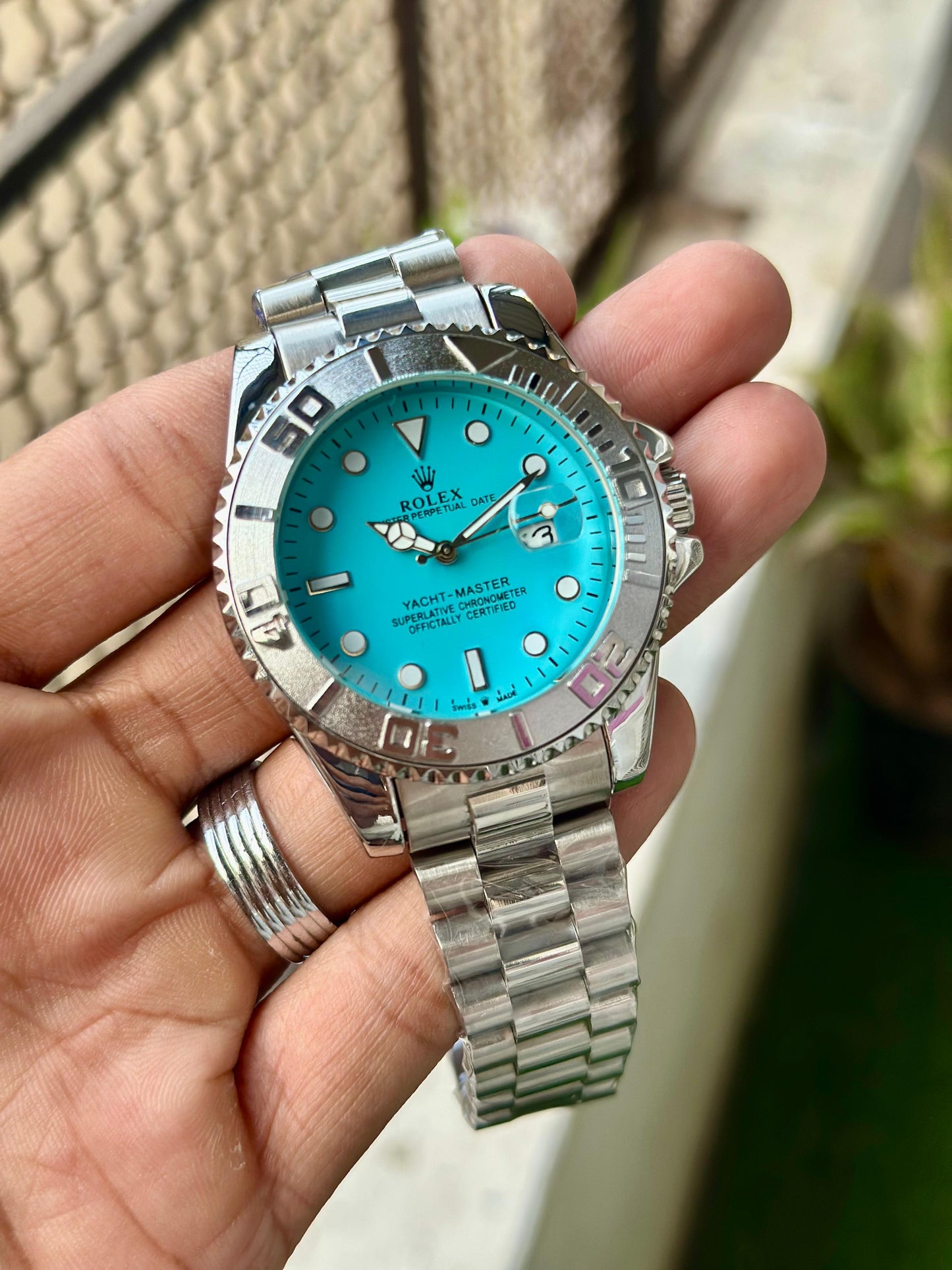 ROLEX YATCH MASTER Blue Dial