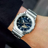 G-SHOCK GM-2110D-3AER METAL WATCH (SILVER BLUE) WITH ORIGINAL METAL BOX