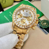 ROLEX RAINBOW CHRONOGRAPH WATCH (GOLD WHITE)