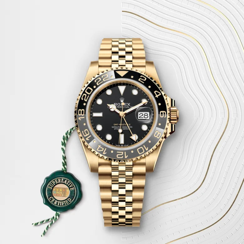 ROLEX GMT MASTER II GOLD BLACK (AUTOMATIC)