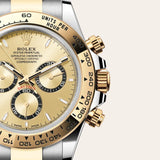 ROLEX DAYTONA SILVER GOLD (AUTOMATIC)