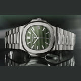 PATEK PHILIPPE NAUTILUS SILVER GREEN (AUTOMATIC)