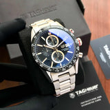 TAG HEUER CALIBAR 16 SILVER BLACK (JAPAN OG MACHINE)