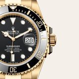 ROLEX SUBMARINER GOLD BLACK (AUTOMATIC)