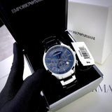 EMPORIO ARMANI SILVER BLUE