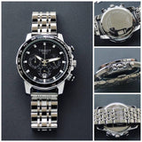 TISSOT 1853 SUPER SPORT CHRONOGRAPH WATCH (SILVER BLACK)