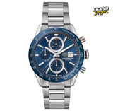 TAG HEUER CALIBAR 16 SILVER BLUE (JAPAN OG MACHINE)