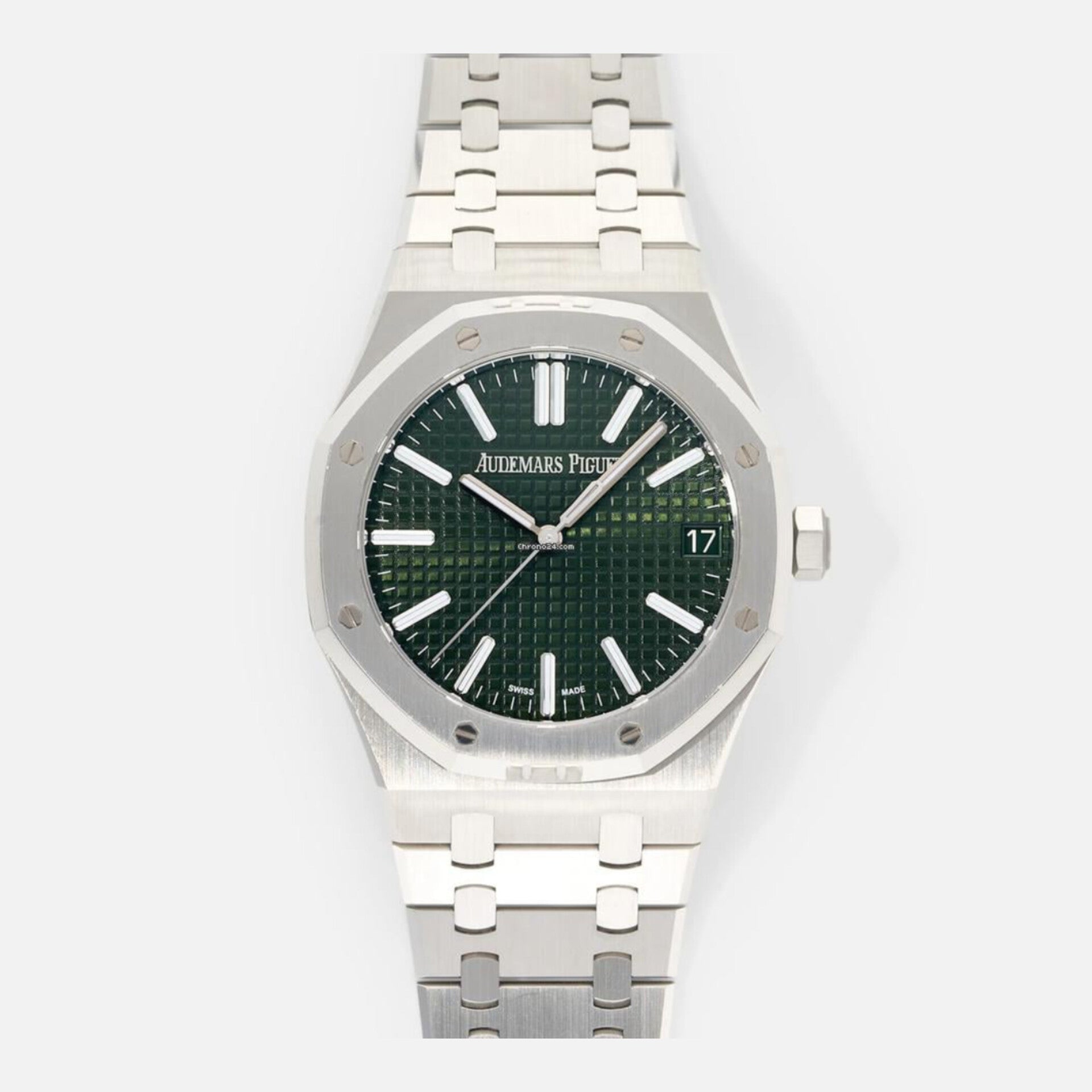 AUDEMARS PIGUET ROYAL OAK SILVER GREEN (JAPAN 1ST CELL MODEL)