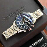 TAG HEUER CALIBAR 16 SILVER BLACK (JAPAN OG MACHINE)