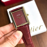 CARTIER TANK BROWN GOLD