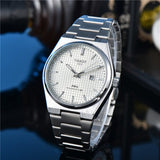 TISSOT PRX POWERMATIC WATCH (WHITE SILVER)
