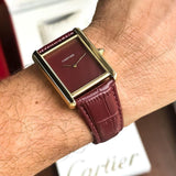 CARTIER TANK BROWN GOLD