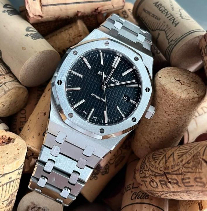 AUDEMARS PIGUET ROYAL OAK SILVER BLACK (AUTOMATIC)