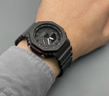G SHOCK CASIO GA-2100-1A1 ANALOG-DIGITAL WITH ORIGINAL BOX
