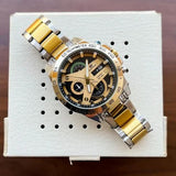 EDIFICE CASIO EFR-540 SILVER GOLD WATCH