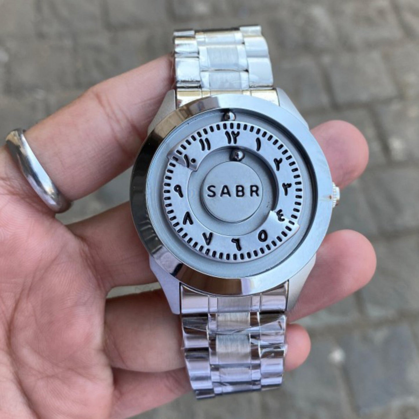 SABR MAGNETIC LUNA WATCH (SILVER SHINE)
