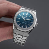 AUDEMARS PIGUET ROYAL OAK SILVER BLUE (AUTOMATIC)
