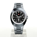 RADO DIASTAR DAY DATE SILVER BLACK (JAPAN OG MACHINE)