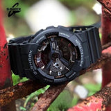 G SHOCK CASIO GA-110-1BDR ANALOG-DIGITAL WITH ORIGINAL BOX