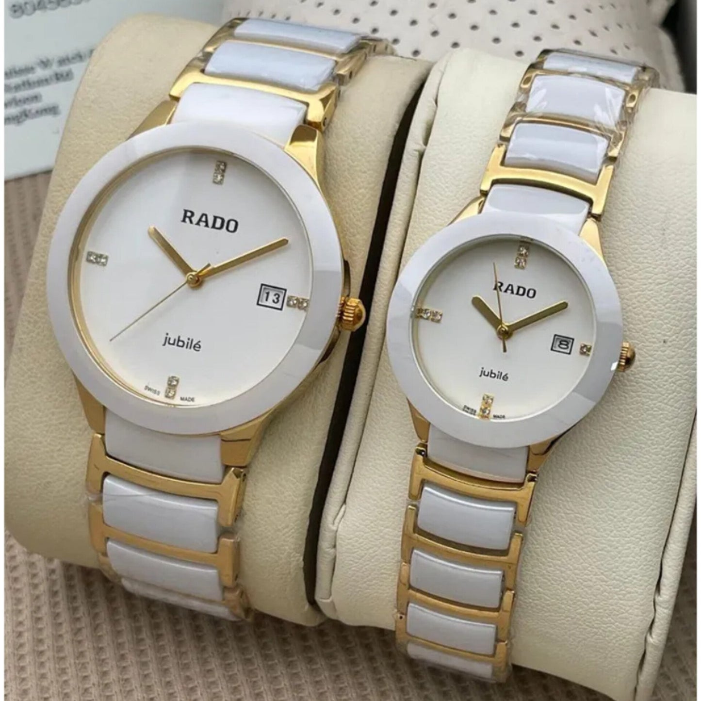 RADO JUBILE WHITE GOLD (COUPLE WATCH)