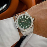 AUDEMARS PIGUET ROYAL OAK SILVER GREEN (JAPAN 1ST CELL MODEL)