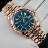 ROLEX SKY DWELLER COPPER BLUE (AUTOMATIC)