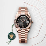 ROLEX DAY DATE CHOCOLATE BLACK(AUTOMATIC)