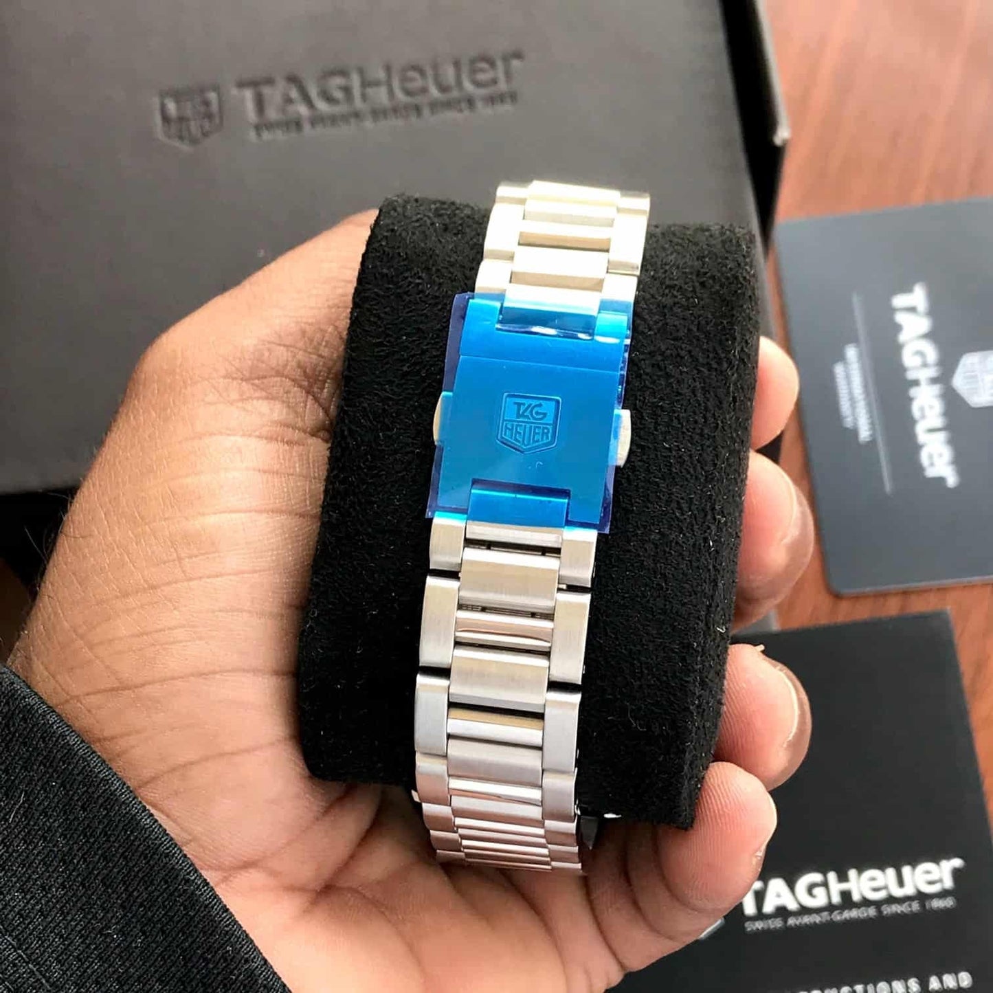 TAG HEUER CALIBAR 16 SILVER BLACK (JAPAN OG MACHINE)