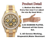 ROLEX TIGER CHRONOGRAPH WATCH CHAIN BELT(GOLD)
